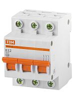Авт. выкл.ВА47-63 3Р 32А 4,5кА х-ка B TDM | код SQ0218-0058 | TDM