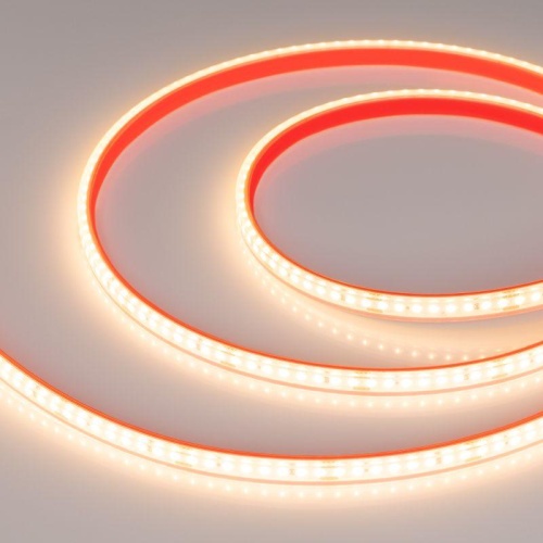 Лента светодиодная герметичная DOT-PFS-X160-10mm 24V Warm2700 (12 W/m, IP68, 5m) (ARL, 5 лет, 160 LED/m) | код 51595 | Arlight