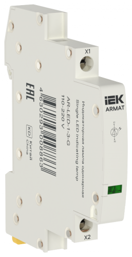 ARMAT Лампа инд. одинарная LED 110-220В DC зел. IEK | код AR-LED-1-3-G | IEK ARMAT Лампа инд. одинарная LED 110-220В DC зел. IEK | код AR-LED-1-3-G | IEK