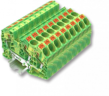 TP16-3-PE Клемма TP 1-2 заземл., Push-in, сеч.16мм2, желто-зел., шт | код TP16-3-PE | SUPU