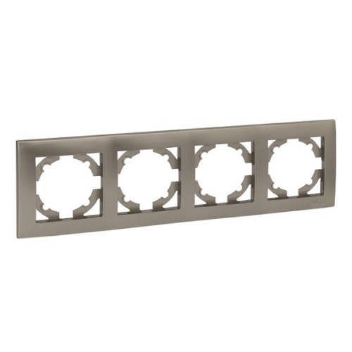 Валенсия Рамка 4-местная кашемир | код EWM-G-304-40 | EKF фото 2