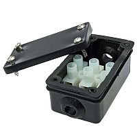 Коробка распределительная 1х1 RUICHI, IP44, 2pin, CA10, 6 A, 450 В | код 103392 | Ruichi