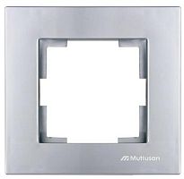 Rita - Рамка 1 пост, нерж. сталь | код 2220-800-1182 | Mutlusan