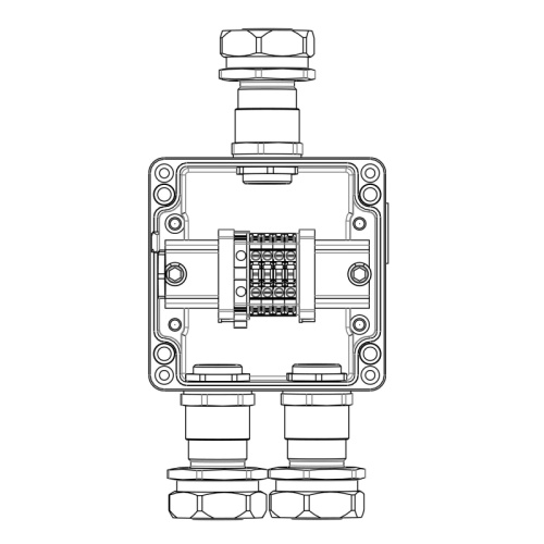Взрывозащищенная клеммная коробка из алюминия TBE-A-12-(4xCBC.4-1xTEO.4)-2xKAEPM3MHK-26(A)-1xKAEPM3MHK-26(C)1Ex e IIC Т5 Gb / Ex tb | код 1201.121.22.11E | DKC Взрывозащищенная клеммная коробка из алюминия TBE-A-12-(4xCBC.4-1xTEO.4)-2xKAEPM3MHK-26(A)-1xKAEPM3MHK-26(C)1Ex e IIC Т5 Gb / Ex tb | код 1201.121.22.11E | DKC