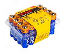 Батарейка Kodak LR6-24 plastic box MAX SUPER Alkaline [24 AA PVC] (24/480/19200) | код Б0014327 | KODAK