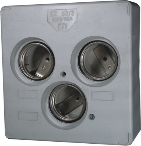 Держатель предохранителя EZN 25/3 DELTA 3p (DII, Е27) | код 002322036 | ETI Держатель предохранителя EZN 25/3 DELTA 3p (DII, Е27) | код 002322036 | ETI