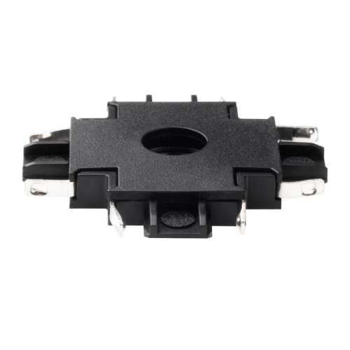 Коннектор черный X-обр. MTR16 CX-BL к низковольтному шинопроводу Jazzway | код 5057357 | JazzWay фото 2