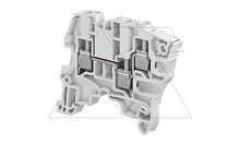 Клемма ZS6-3S/6 винтовой зажим, 3 контакта, 32А, 800В, серый | код 1SNK506011R0000 | Entrelec