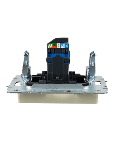 BRITE Роз. RJ45 комп.кат.6 РК11-БрКр беж. IEK | код BR-K10-2-K10 | IEK фото 4 BRITE Роз. RJ45 комп.кат.6 РК11-БрКр беж. IEK | код BR-K10-2-K10 | IEK фото 4