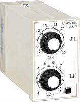 Реле времени циклическое ВЛ-65 3…30ч 3…30ч 110/220В, ток контактов исполнительного реле 4А, 1з+1р, УХЛ4 | код A8011-76912165 | РЕЛЕ И АВТОМАТИКА