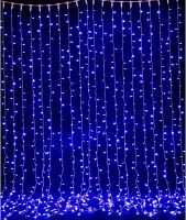 Электрогирлянда Занавес LDCL368-B-E 150x150 368L LED. синий | код 4690601035509 | JazzWay