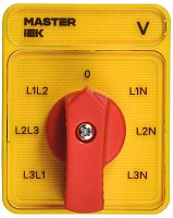 Переключатель кулачковый стандартная рукоятка 16А схема 66 | код MI-CS10-016-066 | IEK