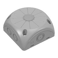 Коробка распределительная 60-0500 для видеокамер для прямого монтажа двухкомпонентная безгалогенная (HF) серая 100х100х50 (20шт/кор) Промрукав | код 60-0500 | ПРОМРУКАВ