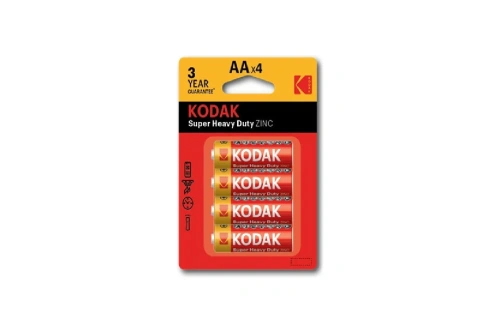 Батарейка R6-4BL SUPER HEAVY DUTY Zinc [KAAHZ-4] (80/400/26400) | код Б0005119 | KODAK