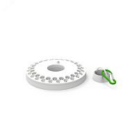 Фонарь кемпинговый туристический светодиодный LED 48LED 500 Лм модель GFL004 белый на батарейках 3xAA с магнитом и карабином Gauss | код GF004 | GAUSS