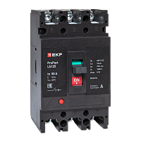 Автоматический выключатель LS125 18кА 3P 50А ProPact EKF | код mccb-125-18-3-50-ls | EKF