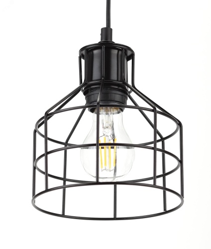 Подвес PL9 BK металл, E27, max 60W, d160 мм, черный (16/144) | код Б0037456 | ЭРА