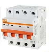 Авт. выкл. ВА47-60 4Р 40А 6кА х-ка С TDM | код SQ0223-0129 | TDM