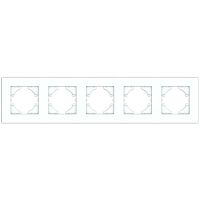 Рамка 5-м City бел. матов. GUSI С1115-041