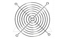 Решетка защитная MG для вентилятора 120x120мм, сталь | код MG120 | Natclic