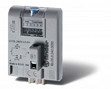 Таймерный модуль мультифункциональный (AI,DI,SW,BE,CE,DE,EE,FE), для применения с реле, монтаж в розетку, питание 12...240В AC/DC, регулировка времени 0.05с...100ч, степень защиты IP20 | код 860002400000 | FINDER