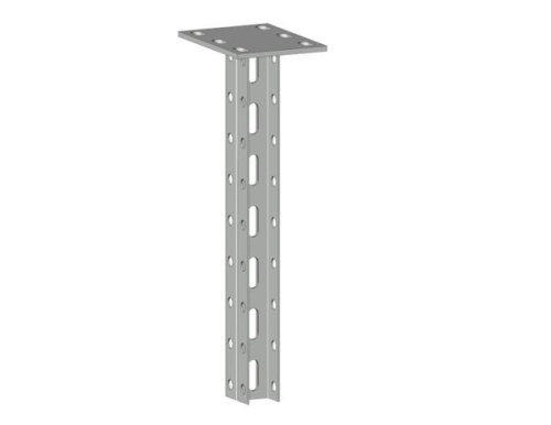 Кронштейн потолочный двойной 1600 мм (2 мм) HDZ | код kpd1600-HDZ | EKF фото 2