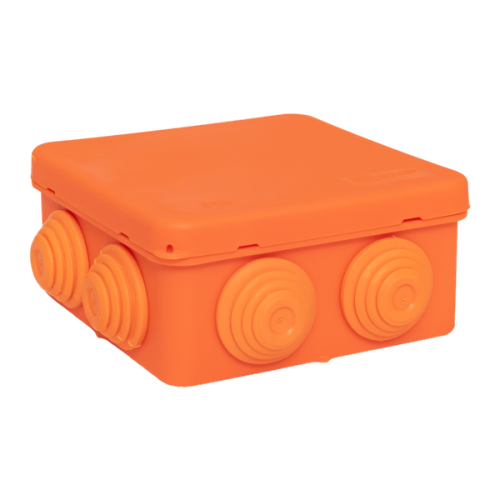 Коробка огнестойкая E45 85х85х40мм с клеммниками 4 полюса 0,5-6мм2 IP55 HF EKF | код plc-kmfr-85-406 | EKF фото 4