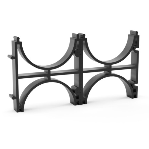 Кластер для двустенных труб d110 мм, двойной, двухсторонний Промрукав | код PR08.3518 | ПРОМРУКАВ