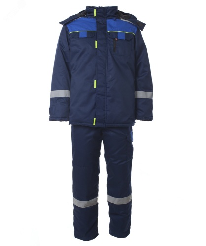 Костюм БРУКЛИН синий с васильковым, куртка п-к 56-58 112-116-170-176 | код 108782 | Эталон-Спецодежда