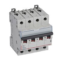 Автоматический выключатель DX³-E 6000 - 6 кА - тип характеристики C - 4П - 230/400 В~ - 3 А - 4 модуля | код 407300 |  Legrand 