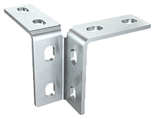 Соединитель угловой двусторонний для STRUT-профиля HDZ IEK | код CSE10-UD-HDZ | IEK