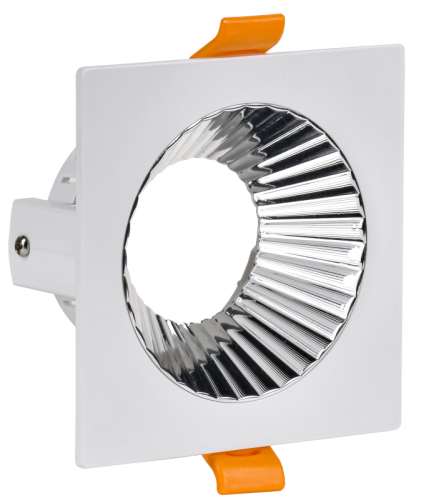 Светильник 4109 встр. поворотн. GU10 белый/хром пласт. IEK | код LT-UVB0-4109-GU10-1-K23 | IEK Светильник 4109 встр. поворотн. GU10 белый/хром пласт. IEK | код LT-UVB0-4109-GU10-1-K23 | IEK