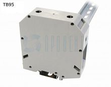 Клемма винтовая проходная 2 контакта 95 мм2, серая | код TB95 | ПРОВЕНТО