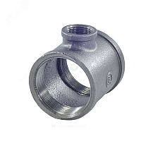 Тройник чугунный переходной Ду32х15 (1 1/4'х1/2') ВВ | код 127-3608 | Fittex PLUS