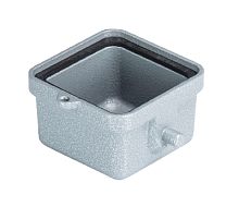 Защитная крышка c уплотнителем, без защелки, для розеточного разъема REVOS MINI металл | код 07.417.6829.0 | Wieland