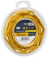 Трубка термоусадочная ТТУ нг-LS 5/2.5 желт. (уп.2м) | код UDR12-005-D25-002-K05-T | IEK