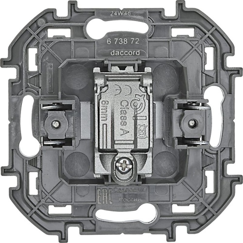 Розетка TV оконечная 10 дБ 5 862 мГц INSPIRIA алюминий | код 673872 | Legrand фото 4