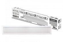 Светодиодная панель универсальная ЛП 03 180х1195 Призма 19 мм 36 Вт 2750 Лм, 4000 К, белая, Народная | код SQ0329-0281 | TDM НАРОДНЫЙ