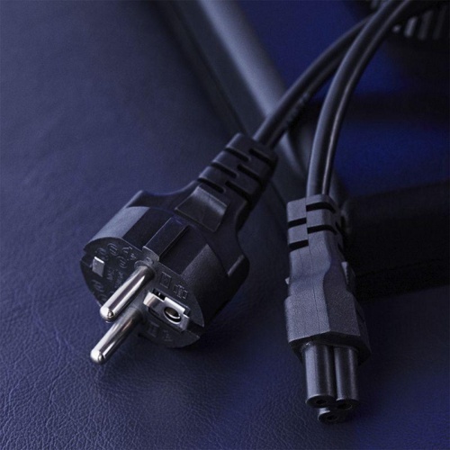 Шнур сетевой евровилка-евроразъем С5 кабель 3x0,75мм2 3м | код 11-1152 | REXANT фото 2