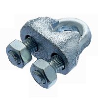 Зажим троса 8мм DIN 741 перф. подвес (уп.2шт) СТРОЙМЕТИЗ UTORM4010042