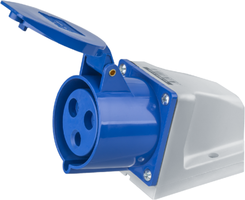 Розетка NCA-SR123-32-220 стационарная наружная 32А 2P+PE IP44 | код 14297 | Navigator Group