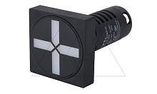 Указатель положения контактов AD16-22, крест красный/зеленый, 220VAC/DC, 22mm, IP54 | код AD16-22WF/G28 | АРТ