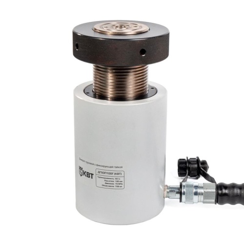 Домкрат грузовой с фиксирующей гайкой ДГ-100П100Г серия ПРОФИ | код 84587 | КВТ фото 3