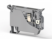 315 009, Клеммник с держ. предохр. (5x20, 5x25) до 10А на DIN-рейку, 6 мм.кв. (серый), ASK 5/NM Серия V0 | код 0.0.0.3.15009 | KLEMSAN