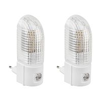 Комплект (2шт./уп.) Светодиодный ночник 220 В с датчиком «день-ночь» yl-261se | код 75-0301-1 | PROCONNECT