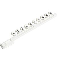 Гребенка составных шильдиков, 10 шильдиков, нанесенные знаки: B,B, ... ,B | код 04.841.2350.0 | Wieland