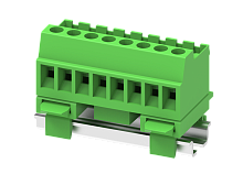 MC-PC5.08V11C-S Разъём штекерный MC, шаг 5.08мм,11 конт. для DIN-рейки,зел., шт | код MC-PC5.08V11C-S | SUPU