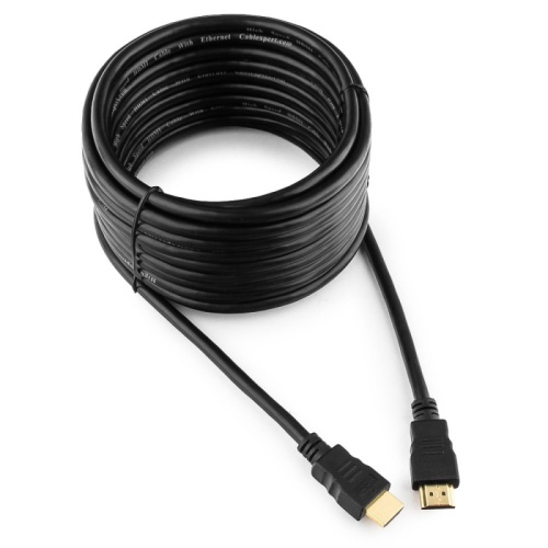 Кабель HDMI Cablexpert CC-HDMI4-7.5M, 7.5м, v2.0, 19M/19M, черный, позол.разъемы, экран, пакет | код CC-HDMI4-7.5M | Cablexpert