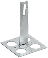 Дер. пр. кр. 6-8мм пл. кр. h=150мм оц. сталь IEK | код ZDP85-11-1-68-150 | IEK