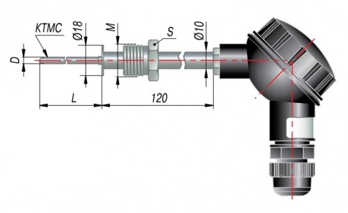 Преобразователь термоэлектрический 2ДТПN285Л-1918.100.1 | код 132423 | ОВЕН